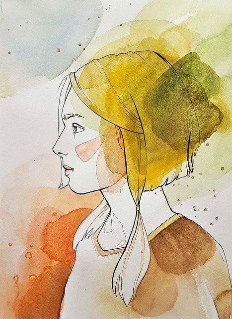 fashion dress painting