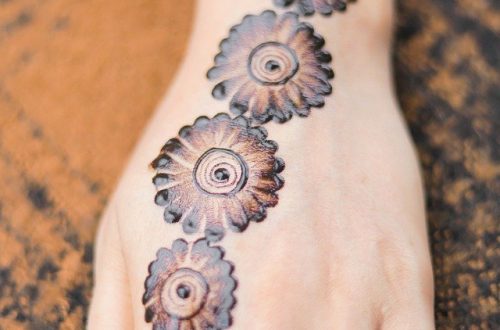 simple arabic mehndi design