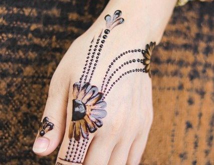 heart mehandi design