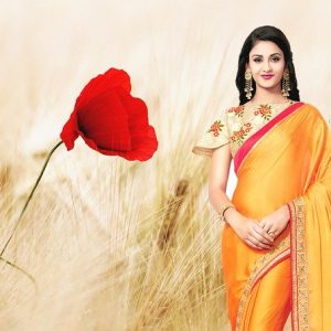 wear saree
