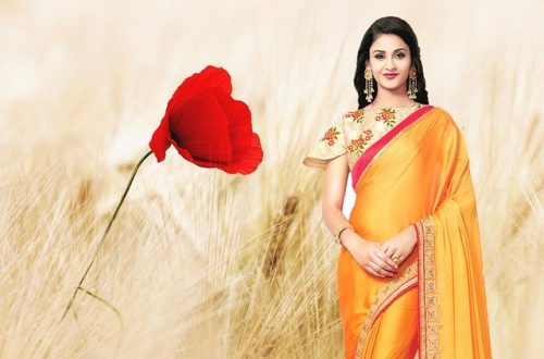 wear saree