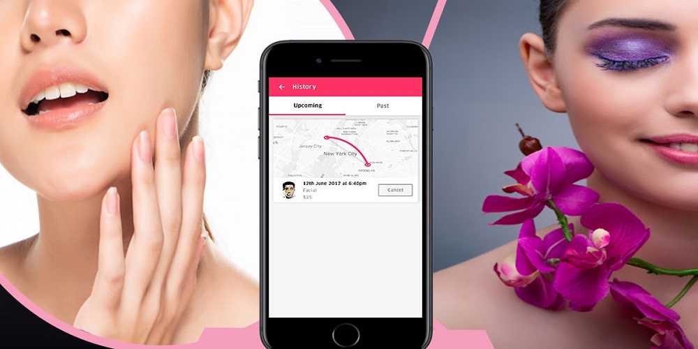 on-demand beauty salon app