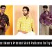 men's printed shirt