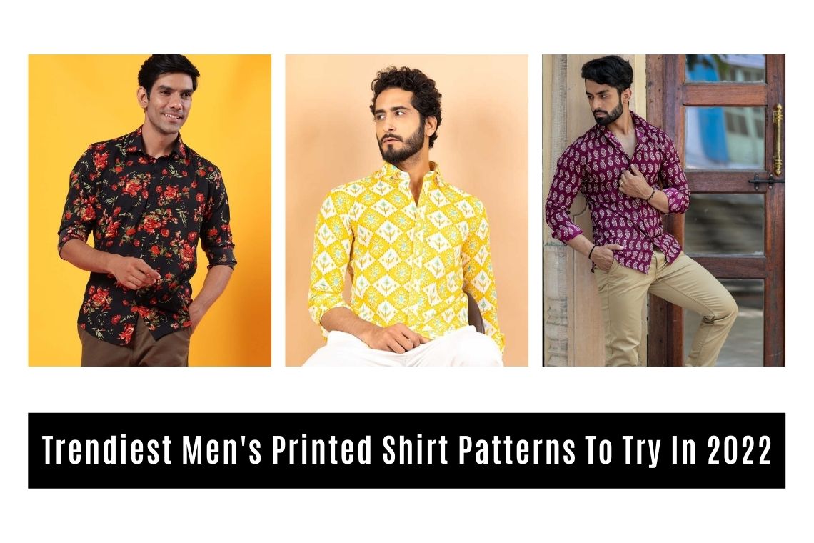 men's printed shirt