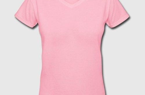 V-neck T-shirts for ladies