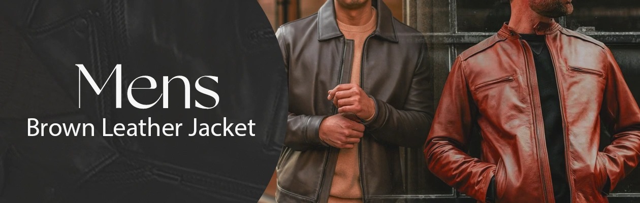 brown leather jackets