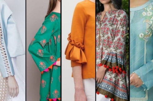popular kurti sleeve design