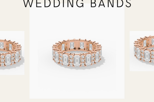 emerald wedding bands