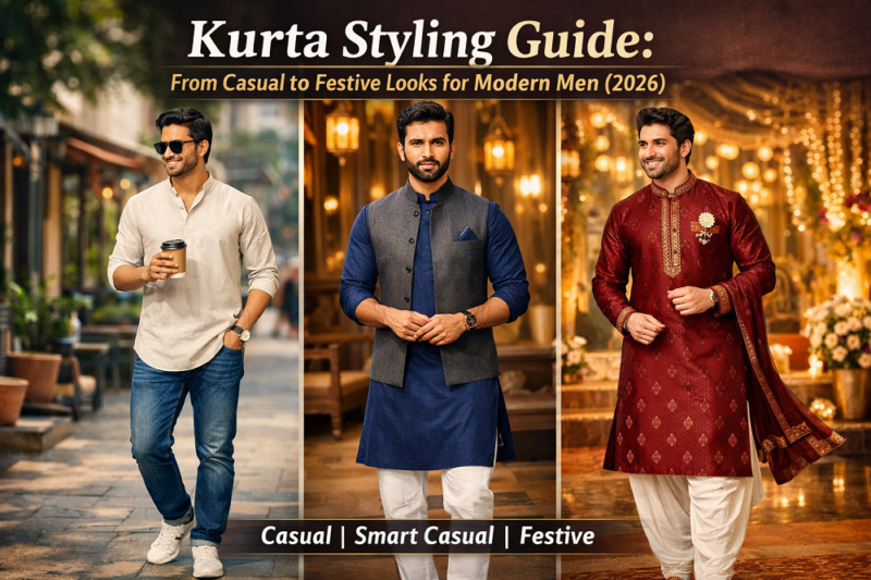 Kurta Styling Guide: From Casual to Festive Looks for Modern Men (2026)